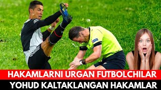 XO'RLANGAN HAKAMLAR YOHUD FUTBOLCHILARNING G'AZABIGA UCHRAGAN HAKAMLAR