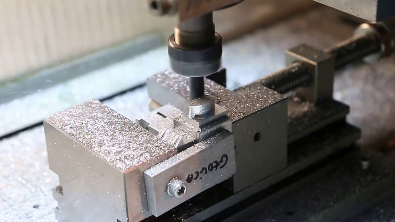Milling aluminium homemade CNC YouTube