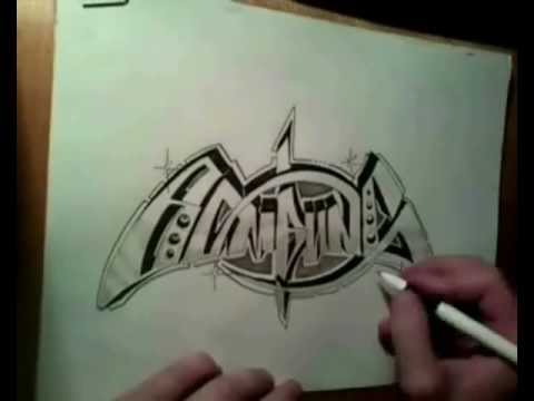 Video: Cómo Dibujar Con Fuente De Graffiti