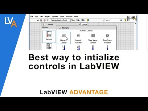 Best way to initialize controls in LabVIEW