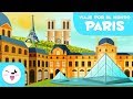 París - Geografía para niños - Viaje por el mundo ✈🌍