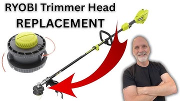 How to Replace the Trimmer Head on a RYOBI String Trimmer (Step-by-Step + Demo!)