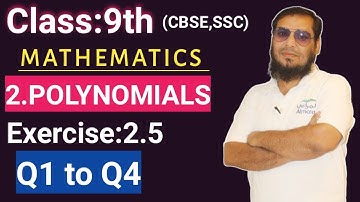 TS/AP 9th Class MATHEMATICS||Chapter.2||Exercise 2.5(Q1toQ4)