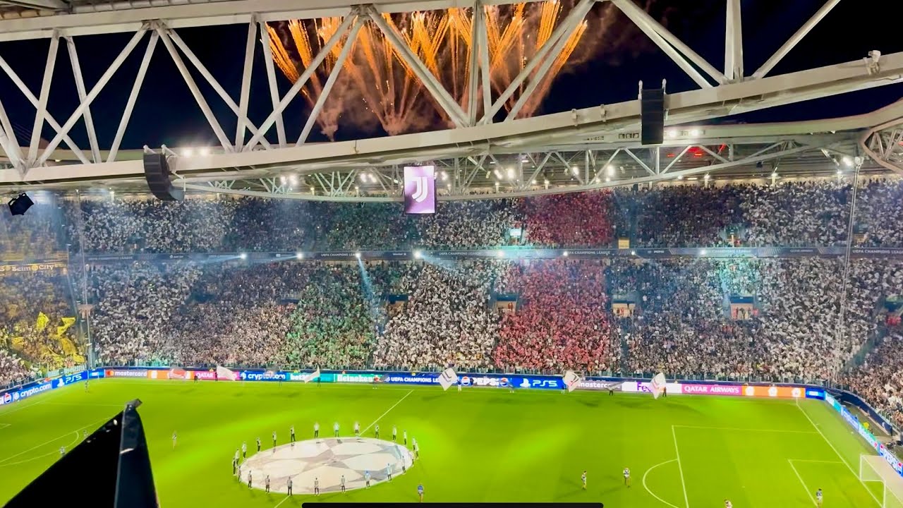 Coreografia Epica 🇮🇹 4K 🇮🇹 | Juventus - Borussia Dortmund 4-4 ⚽️