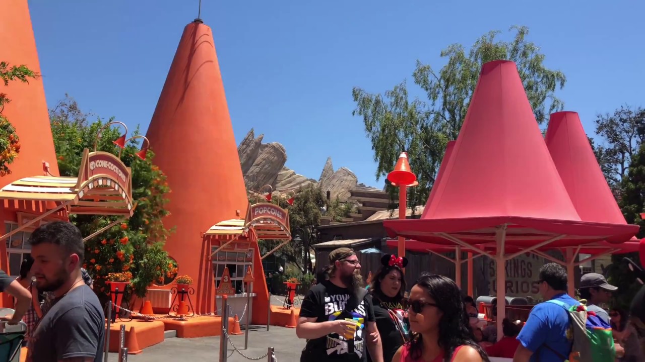 Cozy Cone Carsland Disney California Adventure YouTube