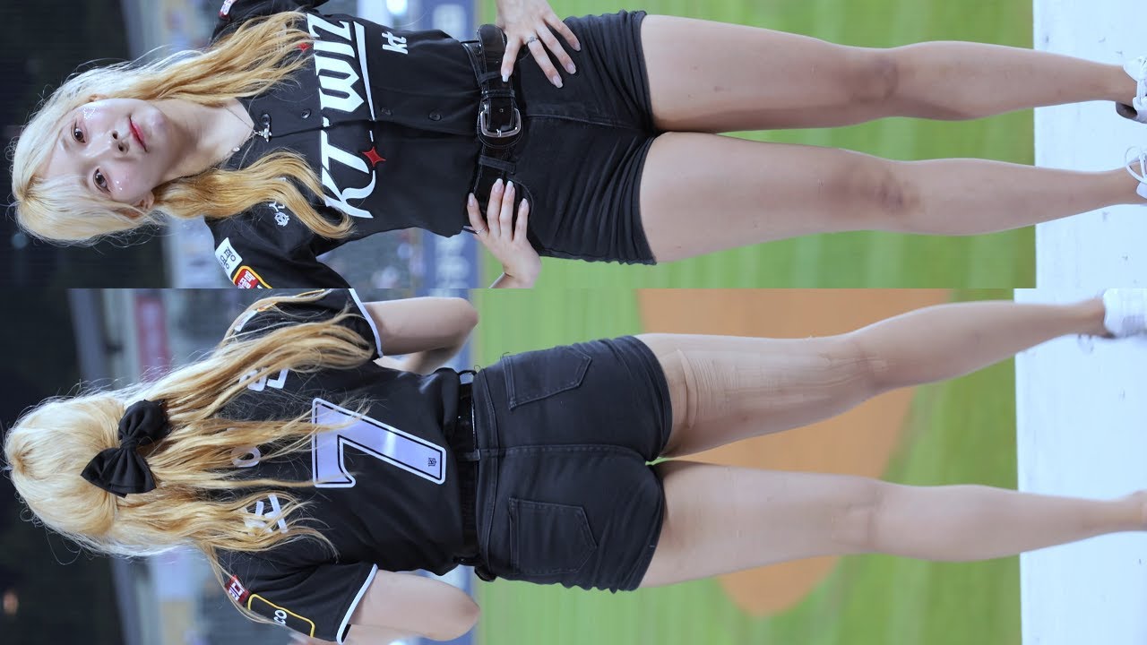 조예린 치어리더 240827 직캠10 응원 KT 위즈 (Jo Yerin Cheerleader 240827 Fancam10 Cheering KT Wiz)