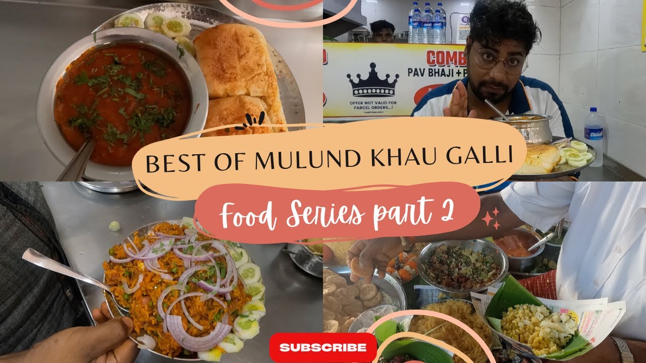 Unlimited Pav bhaji🔥 | Ice bhel 😍 | Mulund Food Tour Part 2 | Mulund Khau Galli | Street Food