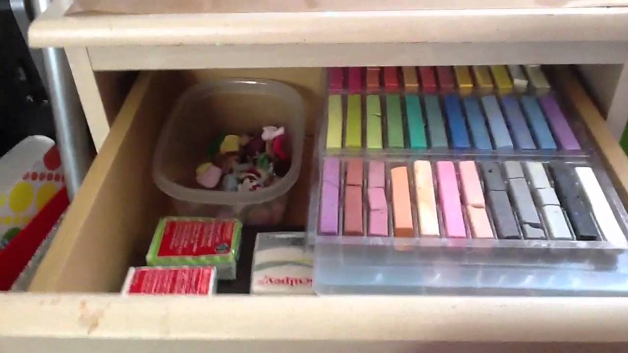 Polymer clay craft area tour! YouTube