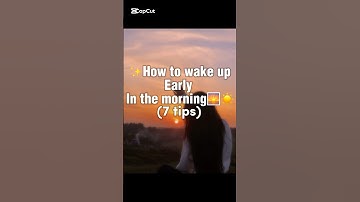How to wake up early in the morning✨🌅☀️#study #studymotivation #capcut #edit #trend #shorts #life