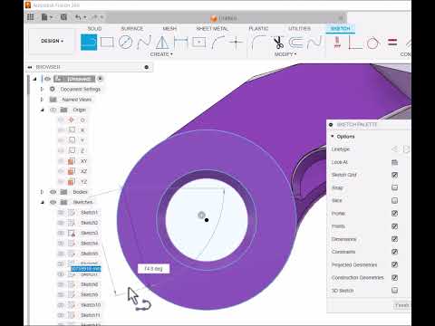 Click Hold Drag for Tangent