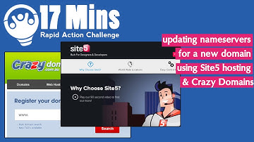 Change Nameservers in CrazyDomains from Site5 hosting [Rapid Action Challenge]