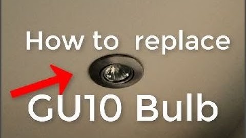How to replace GU10 Bulb, fast guide, DIY