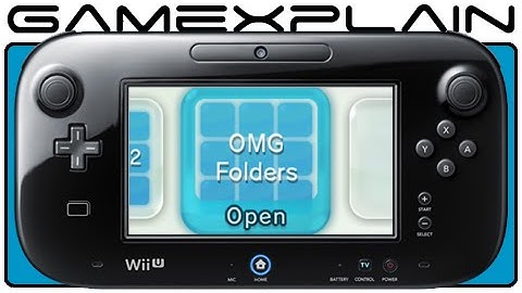 OMG Folders! Wii U System Update 5.2.0 U Tour