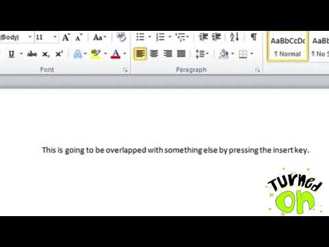 Use of Insert Key