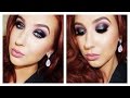 Black & Purple Edgy Holiday Makeup Look | Jaclyn Hill