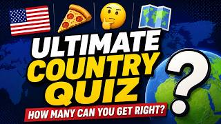 Ultimate Country Quiz 🌎🗺 | Flags, Food, Emojis & Maps