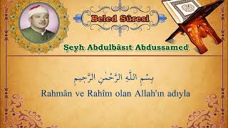 Beled Süresi - Abdussamed Resimi