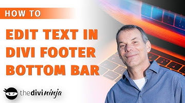 How to Edit the Text in Footer Bottom Bar of Your Divi WordPress Site