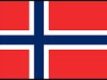 Glittertind- Norge i rødt hvitt og blått