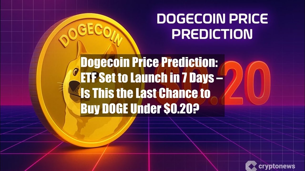 Dogecoin Price Prediction: ETF Set to Launch in 7 Days – Is This - YouTube