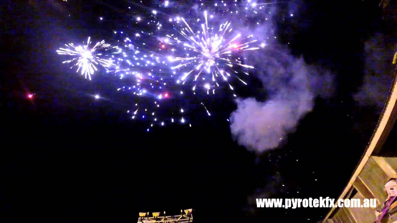 Close proximity fireworks by Pyrotek FX