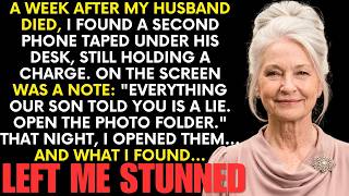 A Week After My Husband Died, I Found a Phone Taped Under His Desk — What He Left Me Changed My Life