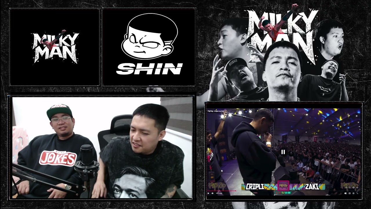 JONAS MILKY MAN x POISON13 : CRIPLI VS ZAKI ( VIDEO REACTION )