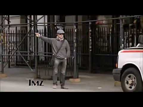 David Bowie - Walking / Hailing A Cab In New York City -  Private Film - October 2012