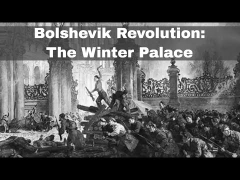 7th November 1917: Bolshevik Red Guards take control of the Winter Palace in St Petersburg