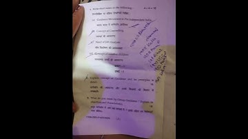 M.Ed 4th semester Question Paper Optional subject Guidance and Counselling May 2024 MDU