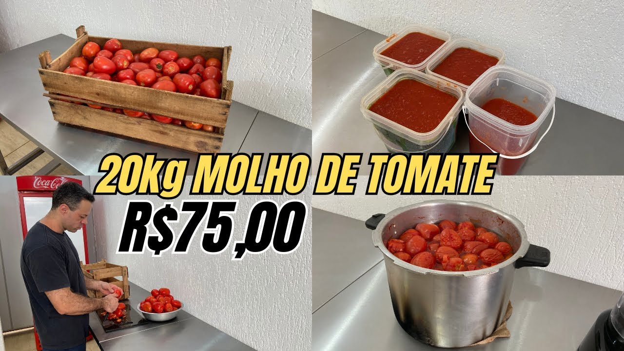 MOLHO DE TOMATE I PIZZARIA DELIVERY ROTINA I COMO FAZER MOLHO DE TOMATE CASEIRO PRA PIZZA