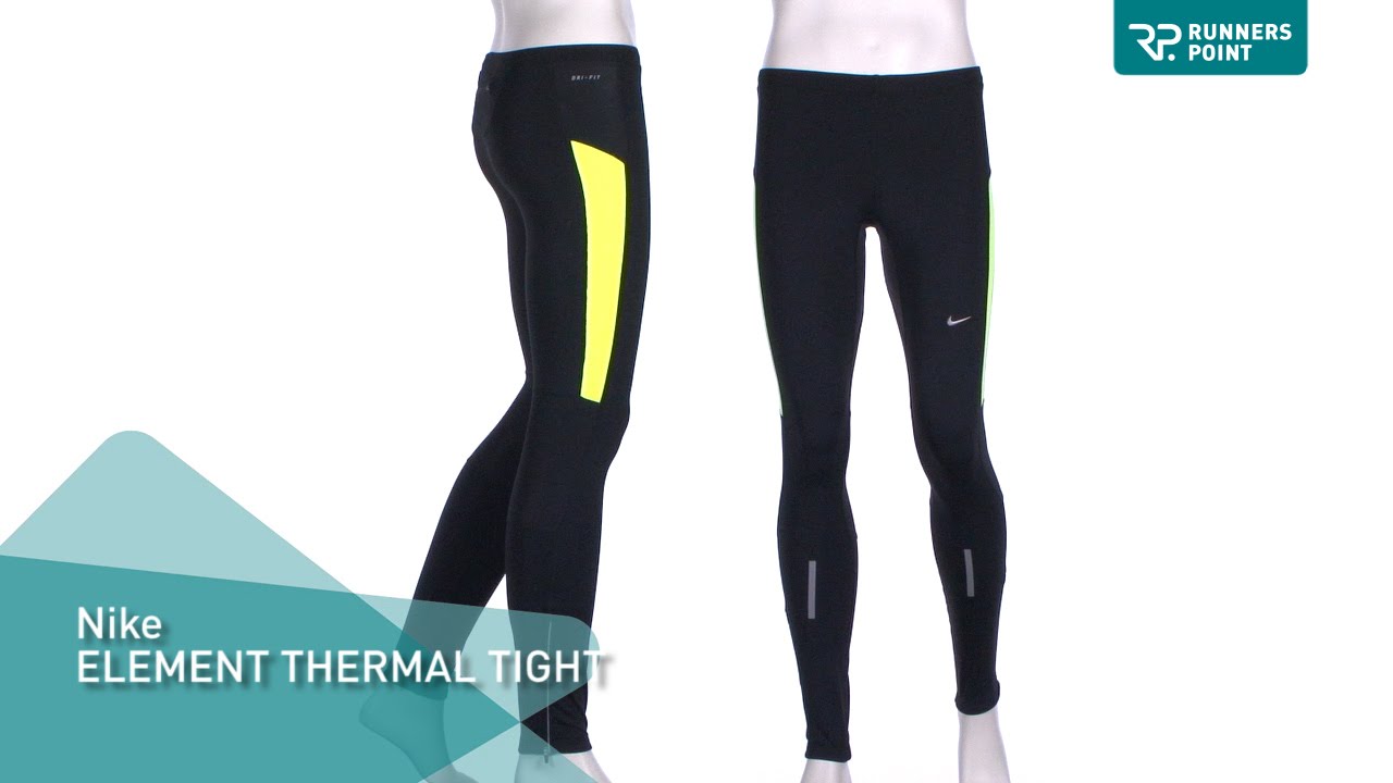 Nike Running ELEMENT THERMAL TIGHT - YouTube