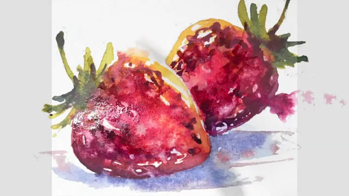 LooseWatercolours 'Strawberry Twins' with Andrew Geeson