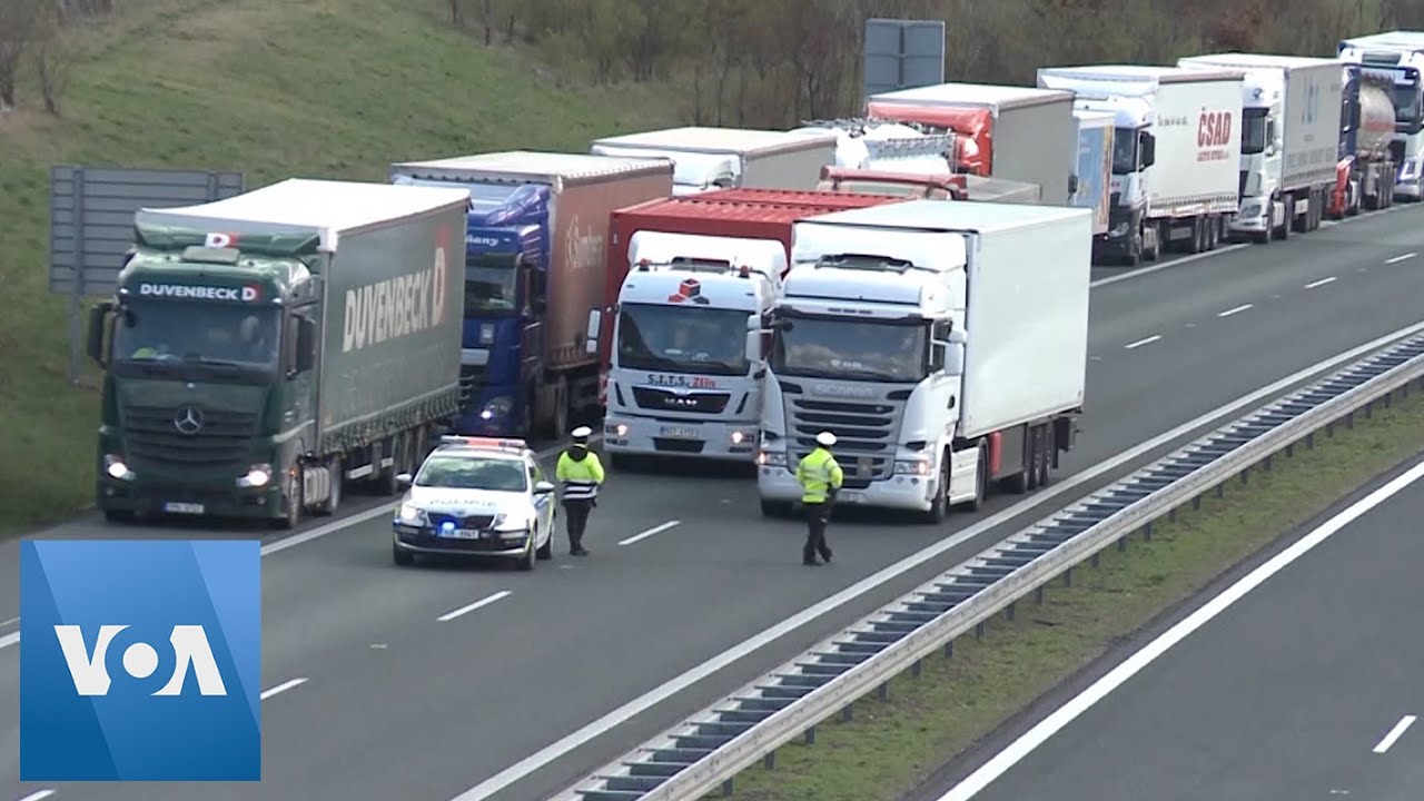 Czech Republic Eases Border Restrictions, Leading to Massive Lines of Vehicles