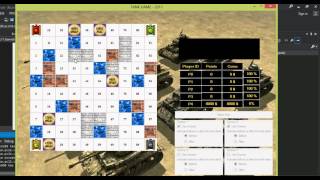 Server side implementation of the tank game