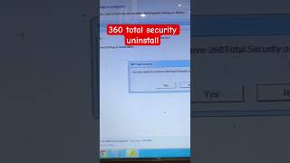 360 total security uninstall l uninstall 360 total security l #360totalsecurity #securityfail
