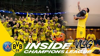 Escalation in the dressing room, party in the away end, final! | Inside Vlog CL | PSGBVB