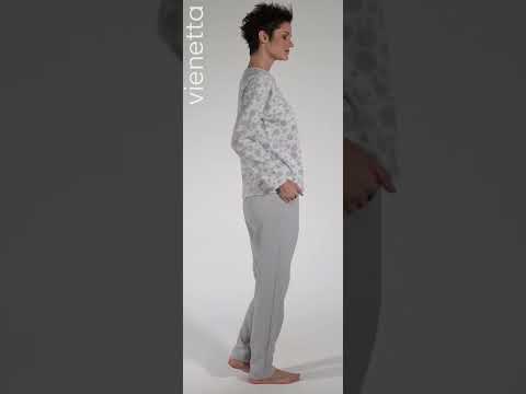 Купить Домашний женский комплект с брюками VIENETTA 4020300000 в Украина в Lingerie.ua - Одяг для дому та відпочинку, Видео 1