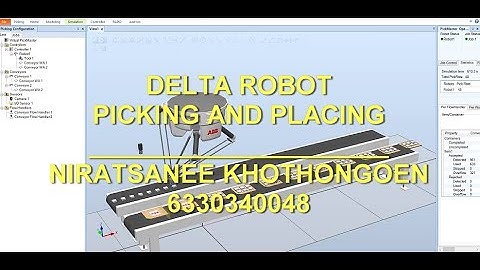 ROBOT PICKS AND PLACE SYSTEM BY USING THE ROBOTSTUDIO PROGRAM