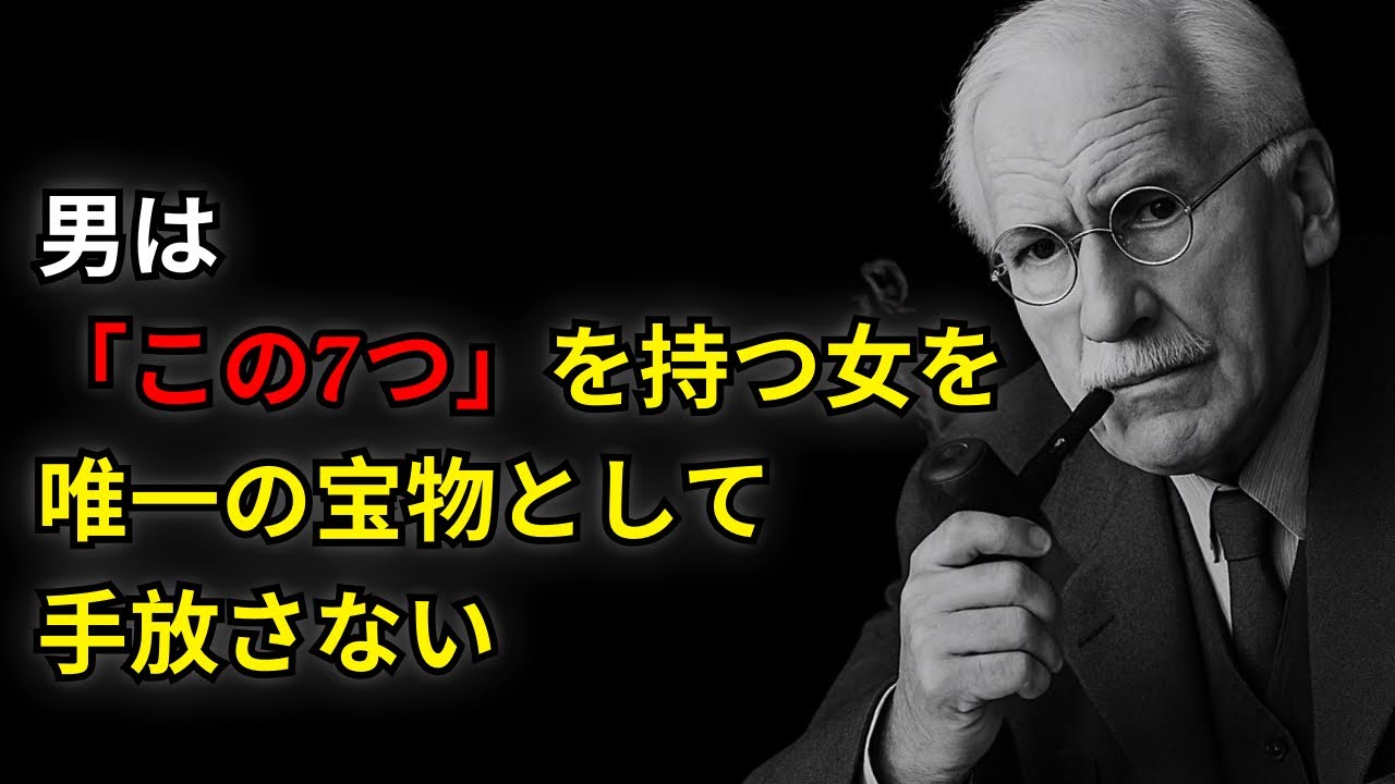 【7つの鍵】男が「唯一の宝物だ」と感じる女になるために｜カール・ユング