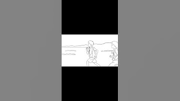 Girl & boy runing Animation in procreate #short