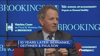 Geithner: US would have been better served if we had a stronger fiscal stimulus program
