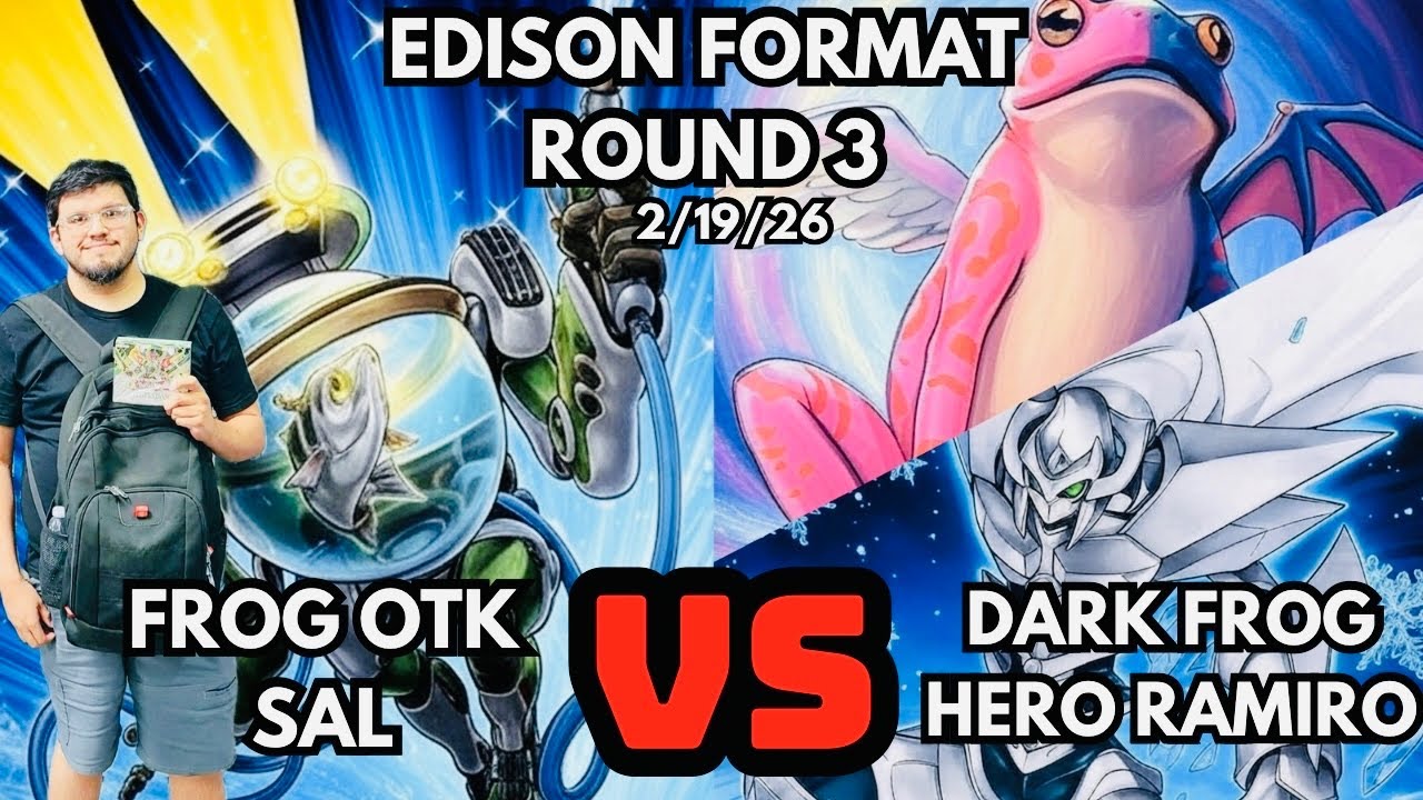 Третий раунд формата Эдисона: ОТК-победа лягушки против Темного Героя-Лягушки!