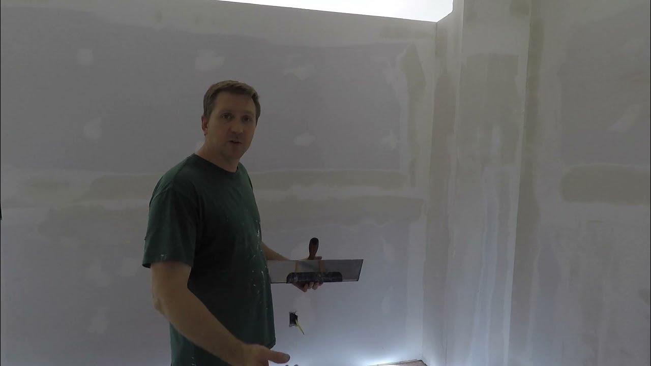 Finishing Sheetrock with Less Sanding YouTube
