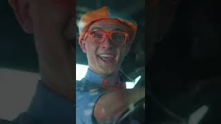 🧑🚒Blippi's Firetruck Fun!!🚒🧯🔥 #blippi #cars #playing #shorts