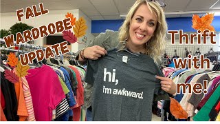картинка: Давайте пополним осенний гардероб! || Goodwill Thrift Haul