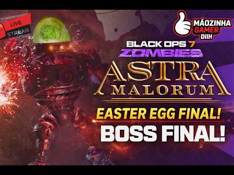 🧟‍♂️😱 EASTER EGG DO ASTRA MALORUM AO VIVO! O BOSS MAIS DIFÍCIL DO ZOMBIES | Call of Duty Black Ops 7