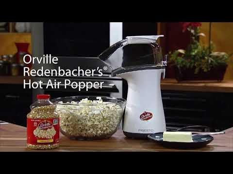 Orville Redenbacher's® Fountain® Hot Air Popper by Presto - Product Info -  Video - Presto®