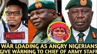 MISSING PERSON⛔ | NIGERIA ARMY RECEIVE STR0NG MESSAGE FROM ANGRY NIGERIANS TO RELEASE HIM