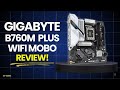 GIGABYTE B760M Gaming Plus WiFi Motherboard Review: Gaming Performance Tested!
